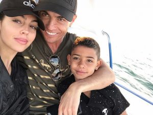 Cristiano Jr eightCristiano Ronaldo and fiancée Georgina thebritishherald