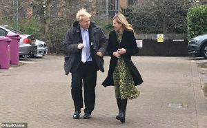 Boris Johnson and Carrie Symonds were clearly smitten with each other as they strolled