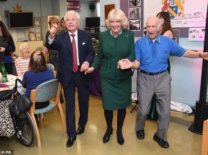 The dancing duchess Camilla 71 joins in a dance with Labour