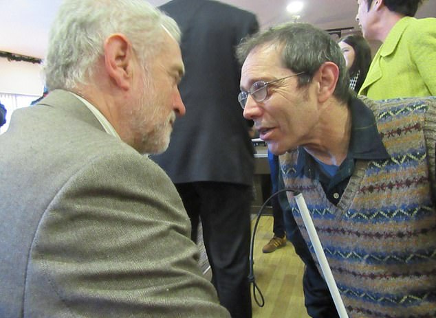 Alex Scott Samuel posted this image on his Twitter page meeting Jeremy Corbyn.