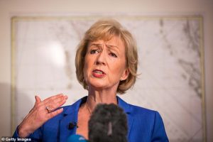 Andrea Leadsom has ratcheted up pressure on the Prime Minister to ditch HS2