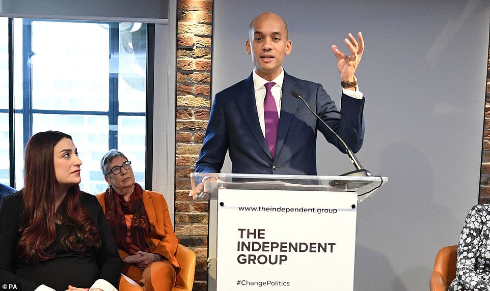 Chuka Umunna called for MPs from other parties to defect and join The Independent Group as he said British politics was broken