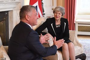 The Leave supporter made the surprise decision to walk out on the PM pictured today with the King of Jordan fearing Parliament has seized control of the Brexit process