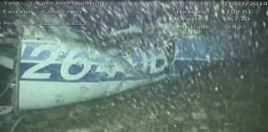 This is the first picture of the wreckage of Emiliano Salas plane on the