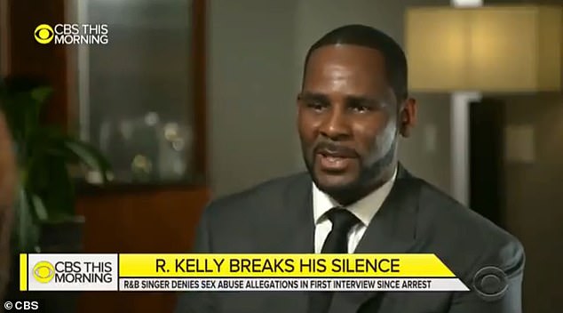 R. Kelly claimed in an explosive interview on CBS on Wednesday that his much younger girlfriends