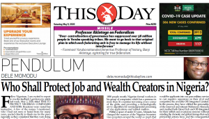 Mahmood Ahmadu Features in Thisday Newspaper